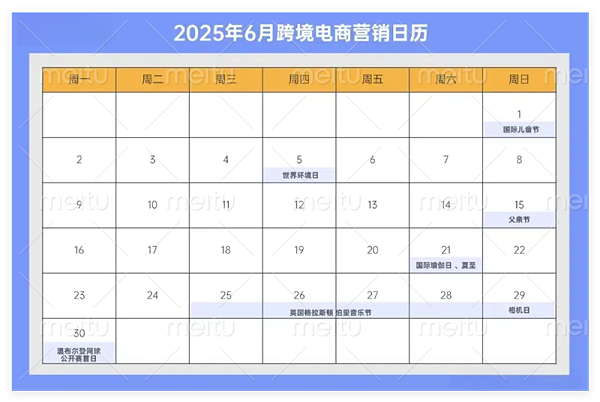 2025年海外营销节点速记！助力品牌提前布局出海营销战略