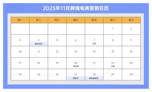 2025年海外营销节点速记！助力品牌提前布局出海营销战略