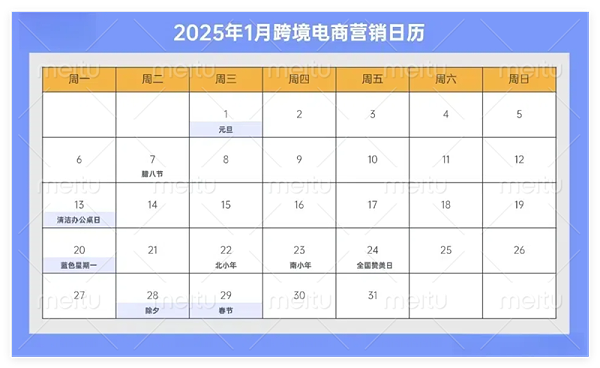 2025年海外营销节点速记！助力品牌提前布局出海营销战略