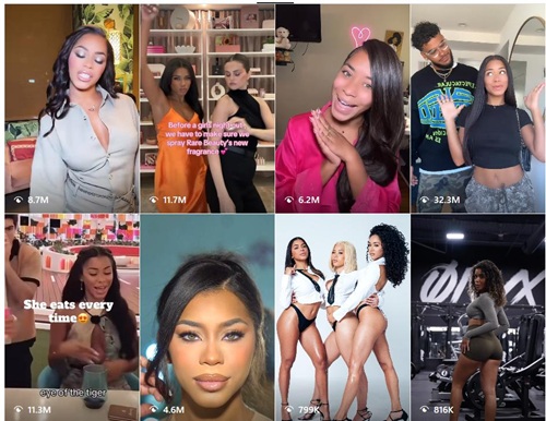 美国时尚穿搭带货头部网红频道内容