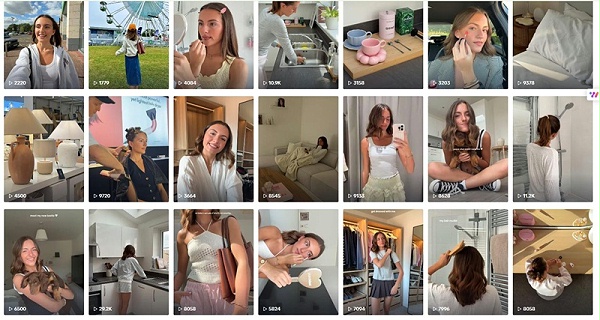 TikTok网红推荐：美国160万粉丝的穿搭时尚类博主频道内容