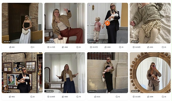 Instagram网红推荐：西班牙母婴时尚博主频道内容
