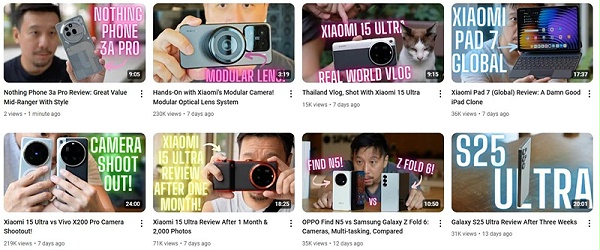 YouTube网红推荐:香港科技测评类博主达人频道内容
