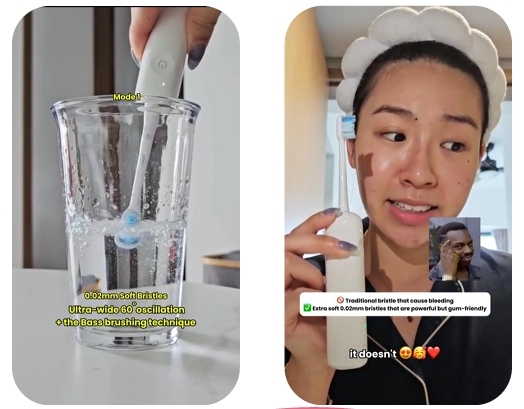新加坡TikTok3C个护电动牙刷网红营销全案