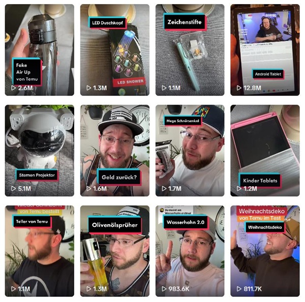 TikTok科技网红推荐：德国53万粉电子产品测评达人