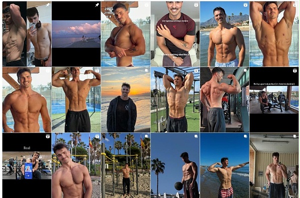 Instagram网红推荐:美国健身训练尾部博主频道内容