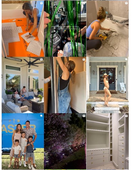 Instagram网红推荐:美国家居DIY网红博主频道内容