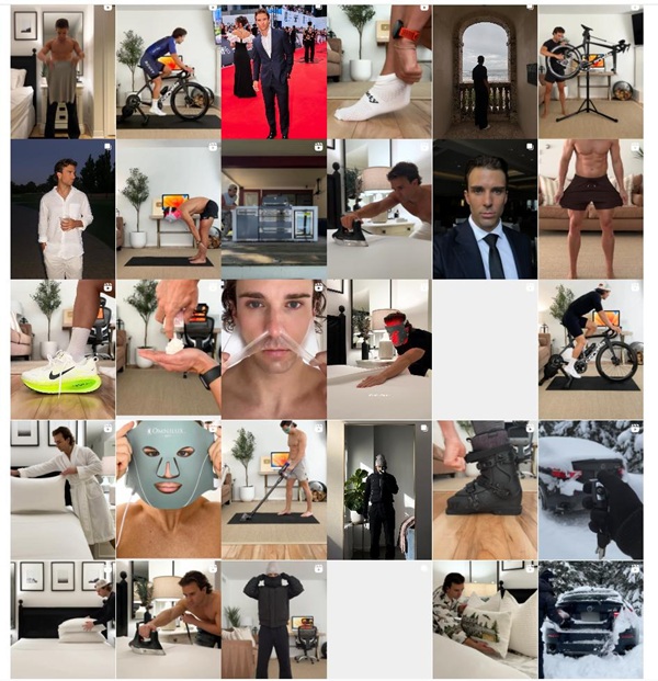 Instagram网红推荐：西班牙个护和运动产品带货达人频道内容